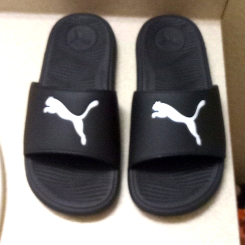 Puma Slides All Black